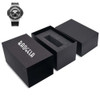 5 PCS BAOGELA Paper + Sponge Square Watch Packaging Box Black Watch Gift Box, Size: 12.1 x 7.6 x 6.8cm