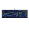 Rapoo V708 104 Keys Gaming Mechanical External Desktop Notebook Wired Keyboard(Blue Light Red Shaft)