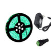 YWXLLight US Plug Waterproof Led Strip Lights SMD 2835 5M 300leds 60leds/m White Flexible Lighting Tape Lights (Green)