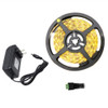 YWXLight US Plug LED Strip Lamp 300led 5M 2835 SMD Ribbon Tape With 2A Power Adapter(Warm White)