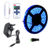 YWXLLight Dimmable Light Strip Kit, SMD 2835 5m LED Ribbon, Waterproof for Indoor , 11key Remote Control LED Strip Lamp 300LEDs UK Plug (Blue)