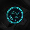 2 PCS Car Constellation Series AcrylicColorful USB Charger Water Cup Groove LED Atmosphere Light(Sagittarius)