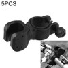 5 PCS 360 Degrees Rotation Mount Holder Clip Clamp, for Bicycle Bike Flashlight