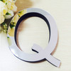 2 PCS Home Decoration Creative Personality English Letters Acrylic Mirror 3D DIY Wall Stickers(Q)
