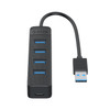 ORICO TWU32-4A-BK 4-Ports USB HUB, Cable Length: 15cm