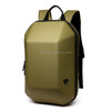 Ozuko 8971 Geometric Type Fashion Travel Computer Backpack(Army Green)