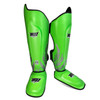 MTB SJ-020A Freestyle Grappling Boxing Fighting Training Taekwondo Shin Ankle Protector Foot Guard Protective Gear, Size:M(Green)