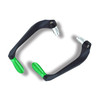 2 PCS Motorcycle Modification Accessories Striped Horn Shape Gear Brake Clutch Handbrake(Green)
