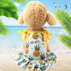 Pet Fruit Print T-Shirt Puppy Dog Cat Cute Fruit Skirt, Size:L(Skirt-Pineapple)