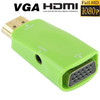 Full HD 1080P HDMI to VGA and Audio Adapter for HDTV / Monitor / Projector(Green)