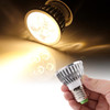 E27 4W 440LM Spotlight Lamp Bulb, 4 LED, Warm White Light, 3000K, AC 85-265V