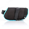 3 Color Nylon Bicycle Bag Bike Waterproof Storage Saddle Bag Cycling Tail Rear Pouch Bag(Blue)