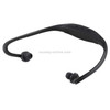 Neck-style Sport MP3 Earphone with TF Card Slot, Music Format: MP3 / WMA / WAV(Black)