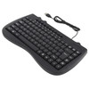 KB-301B Multimedia Notebook Mini Wired Keyboard, English Version (Black)