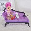 3 PCS Barbie Doll Sofa Doll House Furniture Accessories