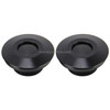 2 PCS Racing Car Cover Lock Aluminum Alloy Car Modification Oil Cap Modified Engine Cover Lock Racing Front Cover Lock(Black)