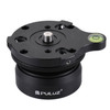 PULUZ 3/8 inch Thread Dome Professional Tripod Leveling Head Base with Bubble Level