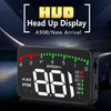 A900 OBD2 3.5 inch Vehicle-mounted Head Up Display Security System, Support Car Speed / Engine Revolving Speed Display / Water Temperature / Voltage / Driving Mileage