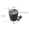 G63 Car Multi-function Bluetooth Charger Cup Support USB Charging / Navigation Broadcast, without Remote Control