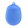 Baby Shower Shampoo Silicone Massage Brush(Blue)