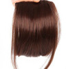 Women Fake Fringe Clip In Bangs Hair Extensions with High Temperature Synthetic Fiber(Dark Brown)