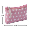 Women Plaid Travel Cosmetic Makeup Bag Handbag Female Zipper Purse Small Bags Travel Beauty Organizer(Pink)