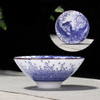 Household Hand-painted Ceramics Kung Fu Tea Set Teacup Tea Bowl, Size:Small(Phoenix)