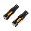 2 PCS T10 DC12V / 6.5W Car Clearance Light 15LEDs SMD-3030 Lamp Beads (Yellow Light)