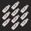 10 PCS T10 DC12V / 1W Car Clearance Light 5LEDs SMD-3030 Lamp Beads (Pink Light)