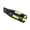 2 PCS T10 DC12V / 6.5W Car Clearance Light 15LEDs SMD-3030 Lamp Beads (Green Light)