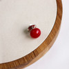 10 PCS Versatile Pearl Stud Buckle Anti-light Collar Buttonigan Shawl Pin Needle Diy Scarf Collar Pin Brooch Pin(Red)