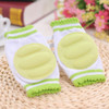 One Pair Ventilated Children  Baby Crawling Walking Knee Guard Elbow Guard Protecting Pads(Green)