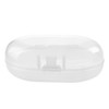 5 PCS Infant and Child Care Products Oral Cleaning Toothbrush Box Plastic Transparent Packaging Box(White)