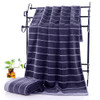 32-strand Cotton Wave Absorbent and Durable Bath Towel(Gray Blue)