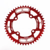 Snail Positive And Negative Tooth Discs Mountain Bike Single Disc Large Tooth Disc 104mm Bcd, Specification:44T(Red)