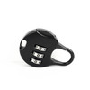 2 PCS Mini Password Small Padlock Luggage Lock Digital Password Lock(Black)