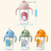 Food Grade Plastic Child Cute Sippy Water Bottle With Handle