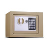 17E Home Mini Electronic Security Lock Box Wall Cabinet Safety Box without Coin-operated Function(Champagne Gold)