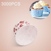 3000 PCS Red Lips Pattern Round Lamination Cake Cup Muffin Cases Chocolate Cupcake Liner Baking Cup, Size: 5 x 3.8  x 3cm