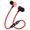 MG-G22 Portable Sports Magnetic Absorption Bluetooth V5.0 Bluetooth Headphones, Support TF Card(Red)