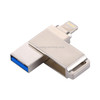 RQW-10 2 in 1 USB 2.0 & 8 Pin 32GB Flash Drive, For iPhone & iPad & iPod & Most Android Smartphones & PC Computer