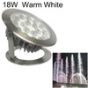 18W Square Park Landscape LED Underwater Light Pool Light(Warm White Light)