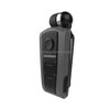 F910 CSR4.1 Retractable Cable Caller Vibration Reminder Anti-theft Bluetooth Headset (Grey)