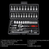 46 In 1 Multi-function Car Repair Combination Toolbox Ratchet Wrench Set (Black)