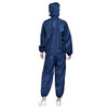 Striped Anti-static Split Hood Dust-proof Work Suit, Size:L(Navy Blue)