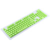 104 Keys Double Shot PBT Backlit Keycaps for Mechanical Keyboard (Green)