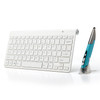 KM-909 2.4GHz Smart Stylus Pen Wireless Optical Mouse + Wireless Keyboard Set(White)