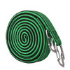 2 PCS 4m Elastic Strapping Rope Packing Tape for Bicycle Motorcycle Back Seat with Hook (Green)