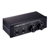 2 In and 2 Out Switcher Volume Controller, RCA signal switches to XLR balanced signal and no need for power supply. It provides RCA and XLR interfaces, independent L/R channel volume adjustment, which is suitable for devices with volume adjustment ne