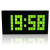 Digital Electronic Alarm Clock Creative LED Desk Clock US Plug, Style:4 Digits 5 Segments(Green Light)